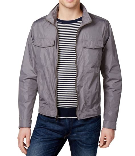 michael kors mens jacket grey|michael kors men's winter jacket.